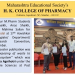 Students of M.Pharm won Gold Medal At AAvishkar 2022