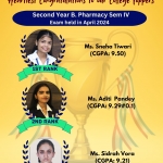 Toppers-S.Y. B.Pharm (Sem IV) 2023-24